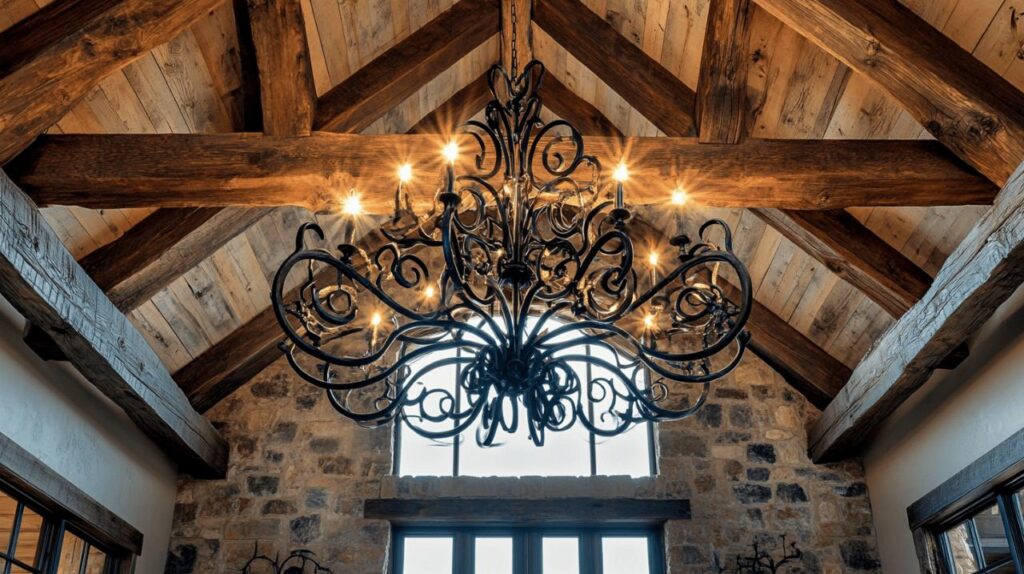 Lustre fer forge vintage : astuces de renovation pour un style authentique